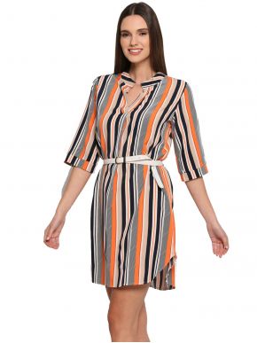 More about BRAVO Colorful short sleeve midi dress