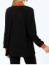 ANNA RAXEVSKY Black knit blouse B22223 GREEN