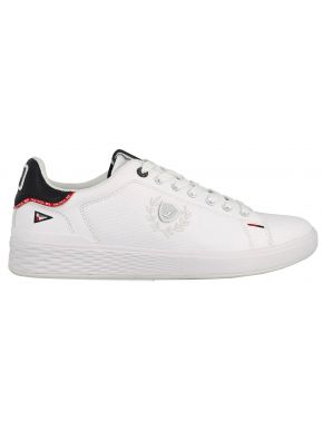 NAUTICA Men's white sports shoe sneakers NNTM224000 01 WHITE-DEEP