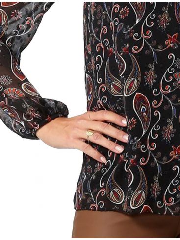 NNA RAXEVSKY V-print blouse B22200