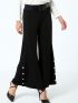 ANNA RAXEVSKY Women's black elastic pants T22201 BLACK