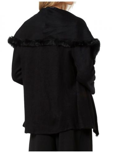 ANNA RAXEVSKY Black knitted cardigan Z22203