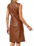 ANNA RAXEVSKY Sleeveless leatherette dress D22212 EKAI
