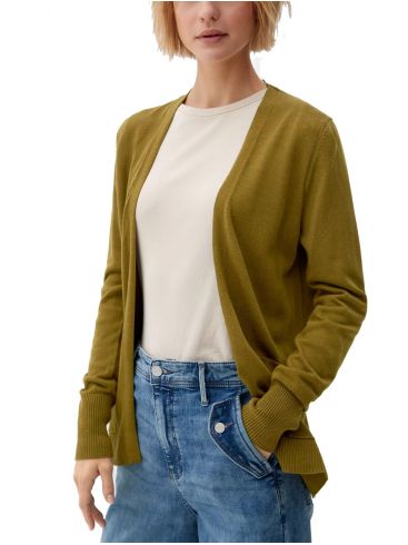 S.OLIVER Women's knitted cardigan 2120583.7734 Guacamole