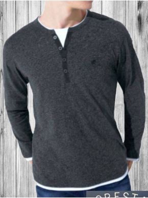 More about FORESTAL Men's gray long sleeve shirt. 740-395G Color 84