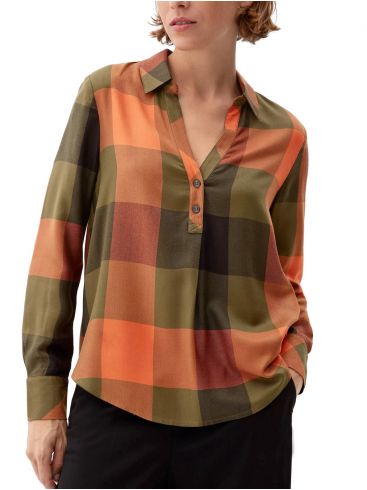 S.OLIVER Women's olive shirt blouse 2120721.79N0 olive