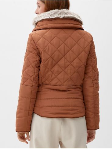 S.OLIVER Women's Brown Jacket 2115525.8707 cinnamon