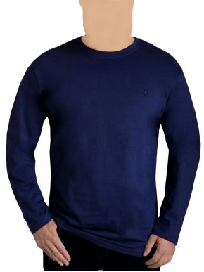 FORESTAL Men's blue navy long sleeve blouse
