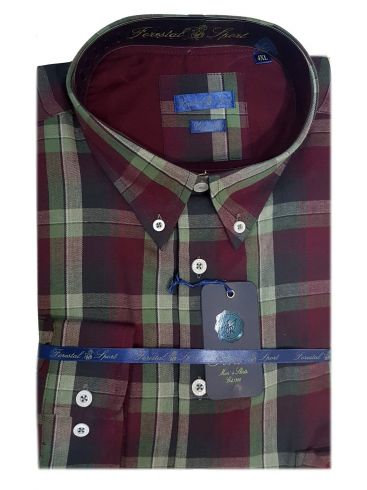 FORESTAL Men's Colorful Long Sleeve Flannel Shirt 900715 Color 48