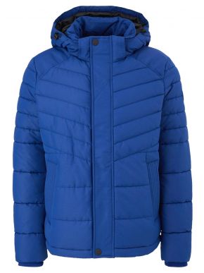 S.OLIVER Men's blue electric jacket 2115335.5630 Ocean Blue