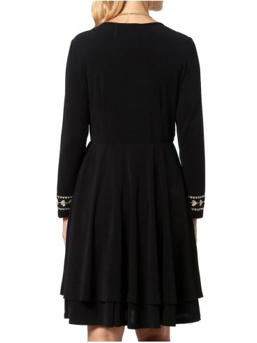 ANNA RAXEVSKY Black crotch dress D22206