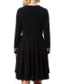 ANNA RAXEVSKY Μαύρο κρουαζέ φόρεμα D22206