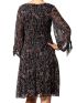 ANNA RAXEVSKY Printed muslin midi dress with ruffles D22201