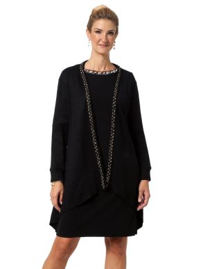 More about ANNA RAXEVSKY Women's Black Trestle Knitted Cardigan Z22204