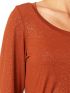 ANNA RAXEVSKY Γυναικείο μπρονζέ μπλούζα lurex B22238 BRONZE