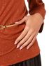 ANNA RAXEVSKY Women's bronze lurex blouse B22238 BRONZE
