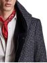 STEFAN Ανδρικό κάμελ σακάκι παλτό, γούνινο γιακά, τσέπες, κλείσιμο με κουμπιά 7526.