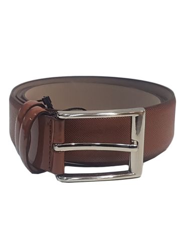 WILLIAM G Men's brown 100% double-sided leather belt 4971.26.