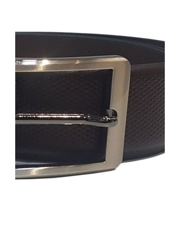 WILLIAM G Men's 100% double-sided leather belt 497126