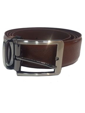 WILLIAM G Men's brown  leather belt 497126 Brown