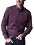 HENDERSON Men's Burgundy Long Sleeve Shirt 5722KCBM