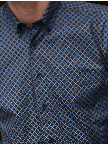 HENDERSON Ανδρικό μακρυμάνικο πουκάμισο 5726KCBM