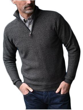 MEANTIME Men's long-sleeve knit top 25811BM 750 Green