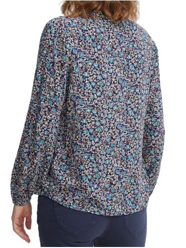 FRANSA Women's floral printed blouse-shirt 20611658-201799