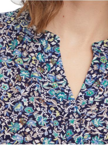 FRANSA Women's floral printed blouse-shirt 20611658-201799