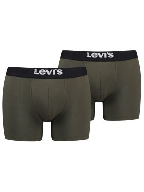 LEVIS Men's khaki elastic boxer briefs 701222842 012 Khaki