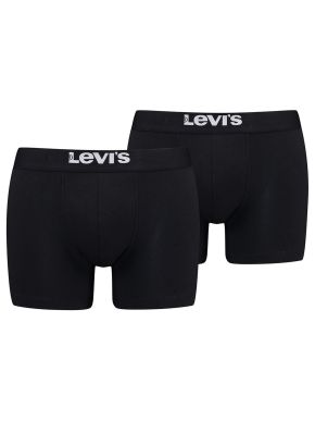 LEVIS Men's black elastic boxer briefs 701222842 005 Black