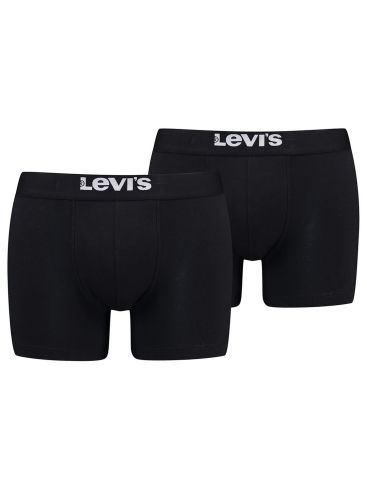LEVIS Men's black stretch boxer briefs 701222842 005 Black