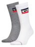 LEVIS Men's white-grey socks, 2 pairs 902012001-062 White Grey.