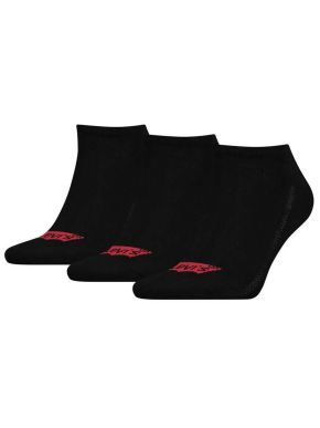 LEVIS Unisex μαύρες κάλτσες σοσόνια, 3 ζεύγη 903050001-884 Black