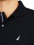 NAUTICA Ανδρικό μαύρο κοντομάνικο μπλουζάκι πόλο πικέ K410500TB Black