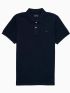FUNKY BUDDHA Men's navy blue short sleeve pique polo shirt FBM007-001-11 NAVY