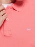 FUNKY BUDDHA Ανδρικό ρόζ κοντομάνικο πικέ πόλο μπλουζάκι FBM007-001-11 FUCHSIA PINK