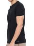 FUNKY BUDDHA Ανδρικό μαύρο T-Shirt V FBM007-015-04 BLACK