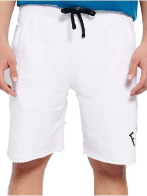 More about FUNKY BUDDHA Men's white jogger shorts FBM007-051-03 WHITE