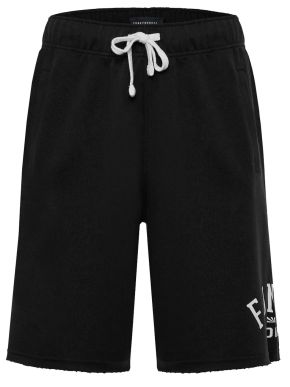 FUNKY BUDDHA Men's black jogger shorts FBM007-051-03 BLACK