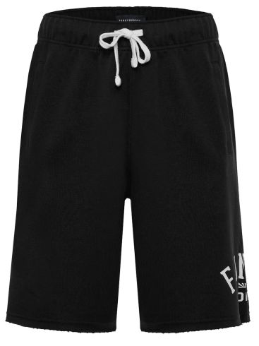 FUNKY BUDDHA Men's black jogger shorts FBM007-051-03 BLACK