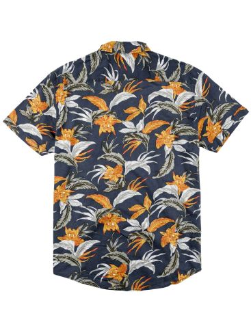 LOSAN Ανδρικό κοντομάνικο χαβανέζικο πουκάμισο 311-3004AL