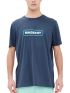 BASEHIT Ανδρική μπλέ μπλούζα T-Shirt 221.BM33.06 MIDNIGHT BLUE ..