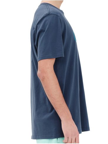 BASEHIT Ανδρική μπλέ μπλούζα T-Shirt 221.BM33.06 MIDNIGHT BLUE ..