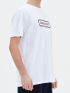 BASEHIT Ανδρική λευκή κοντομάνικη μπλούζα T-Shirt 221.BM33.06 White ..