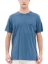 BASEHIT Ανδρικό μπλέ T-Shirt. 100% Βαμβάκι. 221.BM33.70 DUSTY BLUE