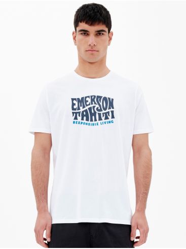 EMERSON Ανδρικό λευκό T-Shirt. 211.EM33.07 WHITE ..