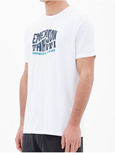 EMERSON Ανδρικό λευκό T-Shirt. 211.EM33.07 WHITE ..