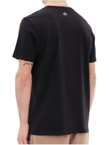 EMERSON Men's Black T-Shirt. 221.EM33.07 Black ..