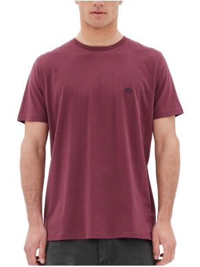 More about BASEHIT Men's Burgundy T-Shirt 221.EM33.100 WINE ..